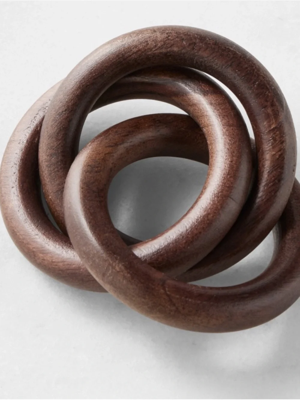 Williams Sonoma Brown Wooden Napkin Rings - Set of 4